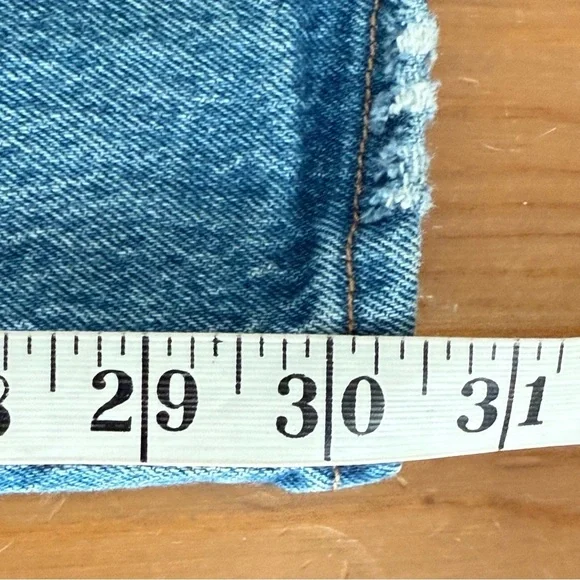 Abercrombie & Fitch Vintage Low Rise Stretch Baggy Jean Medium Wash Size 31/12R - Picture 11 of 13